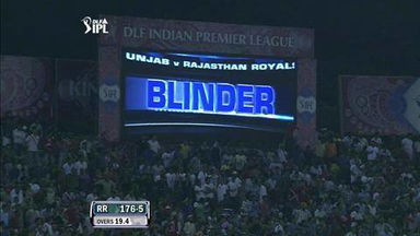 Match 48 RR vs KXIP – Hodge's Wicket