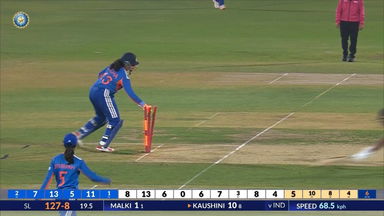 IND-W vs SL-W 2025, 2nd T20I: Kaushani Nuthyangana Wicket