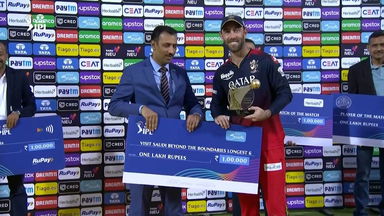 M60: RR vs RCB – Visit Saudi Beyond the Boundaries Longest 6 of the Match –  Glenn Maxwell