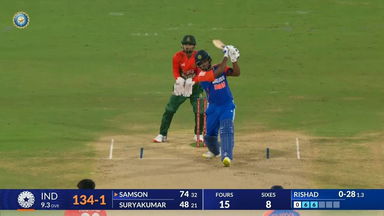 IND vs BAN 2024, 3rd T20I: Sanju Samson Six