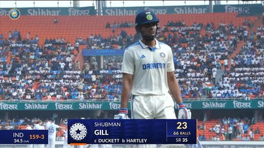 IND vs ENG 2024, 1ST Test: Shubman Gill Wicket