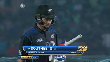 IND vs NZ 2016, 5th ODI: Tim Southee  Wicket