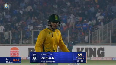 IND vs SA 2025, 5th T20I: Quinton De Kock Wicket
