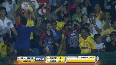 M49: DD vs CSK – Dwayne Bravo Wicket