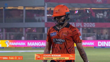 IPL 2026 M36: RR vs SRH - Ishan Kishan Wicket