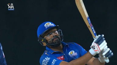 Eliminator: LSG vs MI – Rohit Sharma Six