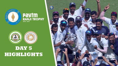 Ranji Trophy 2018-19 Final: Vidarbha v Saurashtra - Day 5 Highlights
