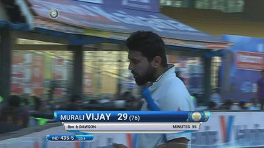 IND vs ENG 2016 - 5th Test day 4 : Murali Vijay Wicket