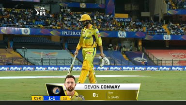 M59: CSK vs MI – Devon Conway Wicket