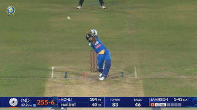 IND vs NZ 2026, 3rd ODI: Virat Kohli Six