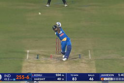 IND vs NZ 2026, 3rd ODI: Virat Kohli Six