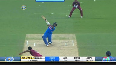 IND vs WI 2019, 2nd ODI: Rishabh Pant Six