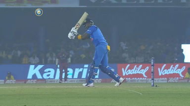 KL Rahul brings out the mini helicopter