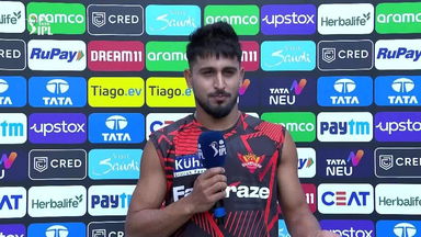 M69: MI vs SRH –  Umran Malik  Interview