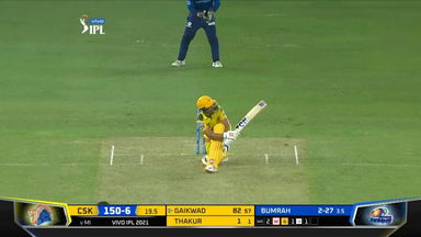 M30: CSK vs MI – Ruturaj Gaikwad Six