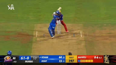 M25: MI vs RCB – Ishan Kishan Six