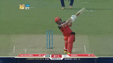 M12: RCB vs MI – AB de Villiers Six