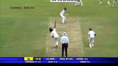 SL vs India, 3rd Test : SL 1st innings - U Tharanga wicket