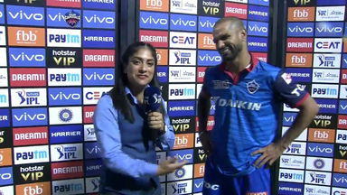 M37: DC vs KXIP – Shikhar Dhawan Interview