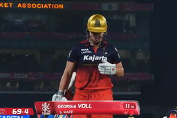 Wicket: Match 15, Royal Challengers Bengaluru vs Delhi Capitals, WPL 2026: Georgia Voll Wicket