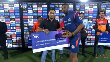 M19: SRH vs MI – Harrier Super Striker of the Match – Kieron Pollard