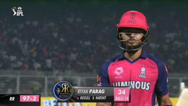 M31: KKR vs RR – Riyan Parag Wicket
