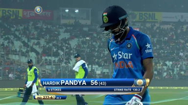 IND vs ENG 2017, 3rd ODI : Hardik Pandya Wicket
