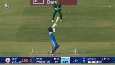 IND vs SA 2025, 1st ODI: Washington Sundar Six