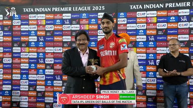 IPL 2025 M27: SRH vs PBKS - TATA IPL Green Dot Balls of the Match - Arshdeep Singh