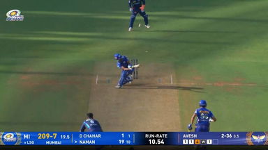 IPL 2025 M45: MI vs LSG - Naman Dhir Six