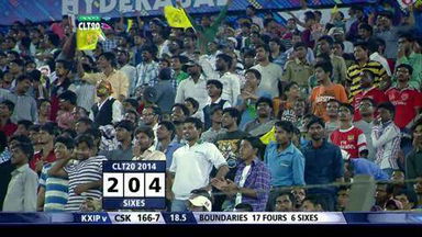 M22: KXIP vs CSK –  Ravindra Jadeja Six