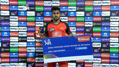M70: SRH vs PBKS – Swiggy Instamart Fastest Delivery of the Match  – Umran Malik