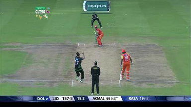 CLT20 2014 M14: DOL vs LIO  –   Man Of The Match – Umar Akmal