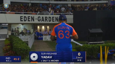 IND vs ENG 2025, 1st T20I: Suryakumar Yadav Wicket