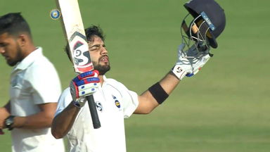 Dhruv Shorey's gritty century for Delhi