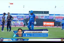 M42: KKR vs DC – Tushar Deshpande Wicket