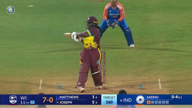 IND-W vs WI-W 2024, 2nd T20I: Qiana Joseph Six