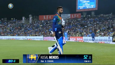IND vs SL 2023, 2ND T20I: Kusal Mendis  Wicket
