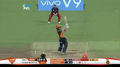 M51: RCB vs SRH – Kane Williamson Six