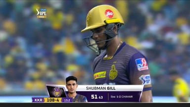 Final: CSK vs KKR – Shubman Gill Wicket
