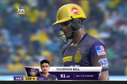 Final: CSK vs KKR – Shubman Gill Wicket