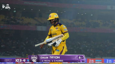 Wicket: Match 18, UP Warriorz vs Royal Challengers Bengaluru, WPL 2026: Chloe Tryon Wicket