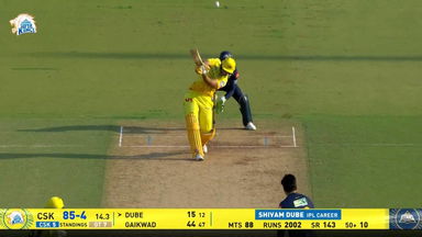 IPL 2026 M37: CSK vs GT - Shivam Dube Six
