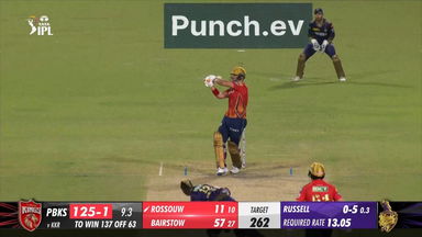 M42: KKR vs PBKS – Rilee Rossouw Six