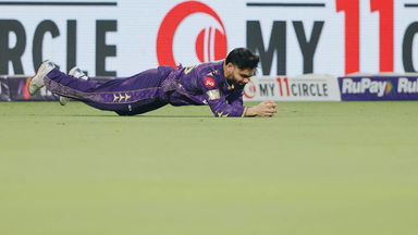 6, 4, W: Rinku Singh grabs a stunner to end the Shubman Gill Show