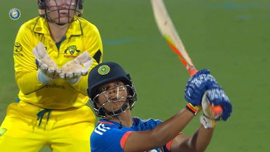 Smashed! Richa Ghosh's powerful maximum off Gardner
