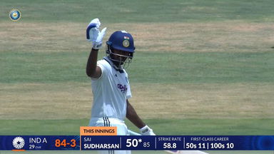 IND A vs AUS A 2026, 1st Test: Sai Sudharsan steadies the ship with 57(103)