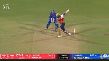 IPL 2025 M69: PBKS vs MI - Shreyas Iyer Six