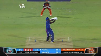 M50: DC vs SRH – Rovman Powell Six