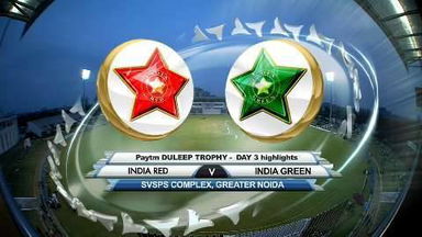 Duleep Trophy 2016-17: India Red vs India Green - Day 3 highlights